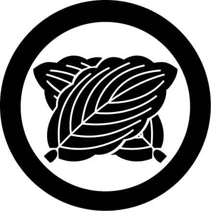 丸に違い柏の家紋