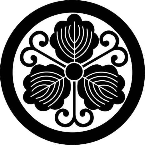 丸に蔓柏の家紋