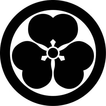 丸に片喰の家紋