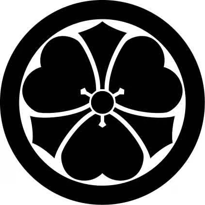 丸に剣片喰の家紋