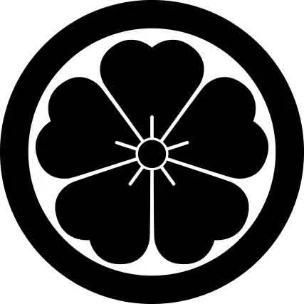 丸に桜の家紋