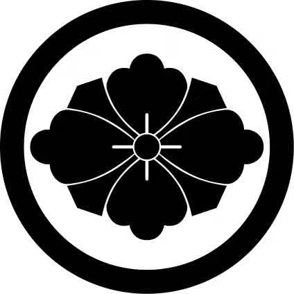 丸に剣花菱の家紋